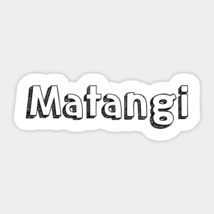 Matangi / Typography Design Sticker